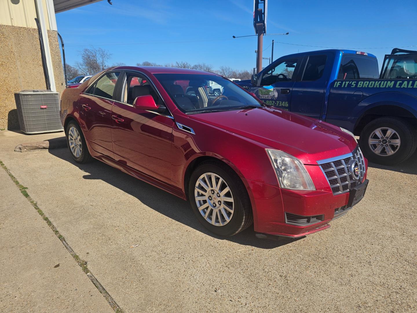 2012 MAROON Cadillac CTS Luxury (1G6DE5E59C0) with an 3.0L V6 DOHC 24V FFV engine, located at 533 S Seven Points BLVD, Seven Points, TX, 75143, (430) 255-4030, 32.313999, -96.209351 - Photo#1